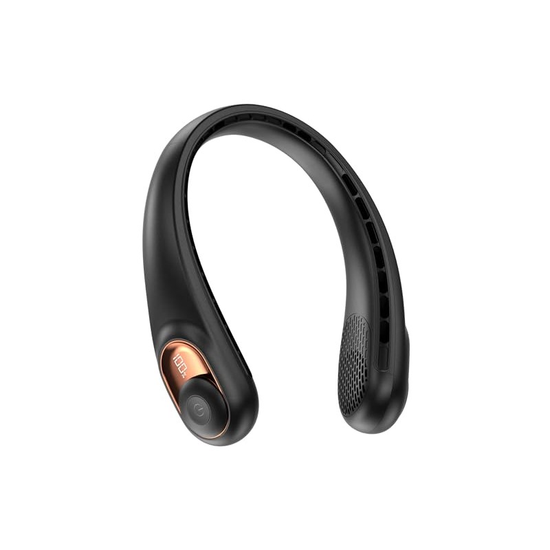 KIDEE Bladeless Neck Fan - Portable Hands-Free Cooling Device