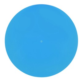 Turntable Mat Record Platter Slipmat Low Noise Acrylic Record Player Platter Slip Mats for 12 Inch Record Player Transparent Blue