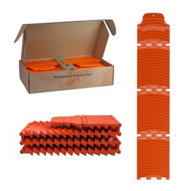GoTreads Regular Traction Boards - Pair of Foldable, Compact Traction Mats for Camping, Off-Roading, and Vehicle Leveling - Orange