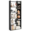 Tangkula 6-Tier Bookshelf, 64”H Tall Open Bookcase with Anti-Tip Kits,