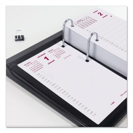 Brownline 2024 Daily Desk Calendar Refill, 12 Months, January to December, 6" x 3.5" (C2R-24)