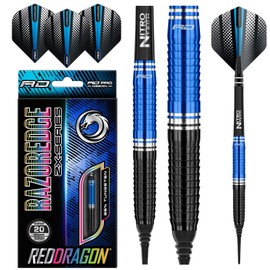RED DRAGON Razor Edge ZX-3-24g Tungsten Darts Set with Flights and Stems