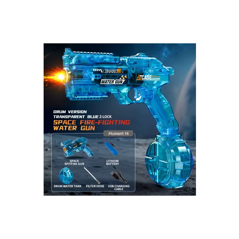 Rechargeable Automatic Water Blaster with Auto-Refill – Electric Outdoor Water