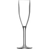 SECO 190ml Reusable Polycarbonate Champagne Flute/Glass, Pack of 6, Easy