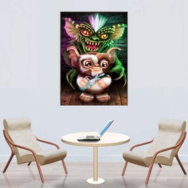 MMAHD 5D DIY Diamond Art Painting Kits for Adults Full,Fairy Monster Full Drill Embroidery Paintings Rhinestone Pasted DIY Painting Cross Stitch Arts Crafts for Home Wall Decor 11.8×15.8Inches