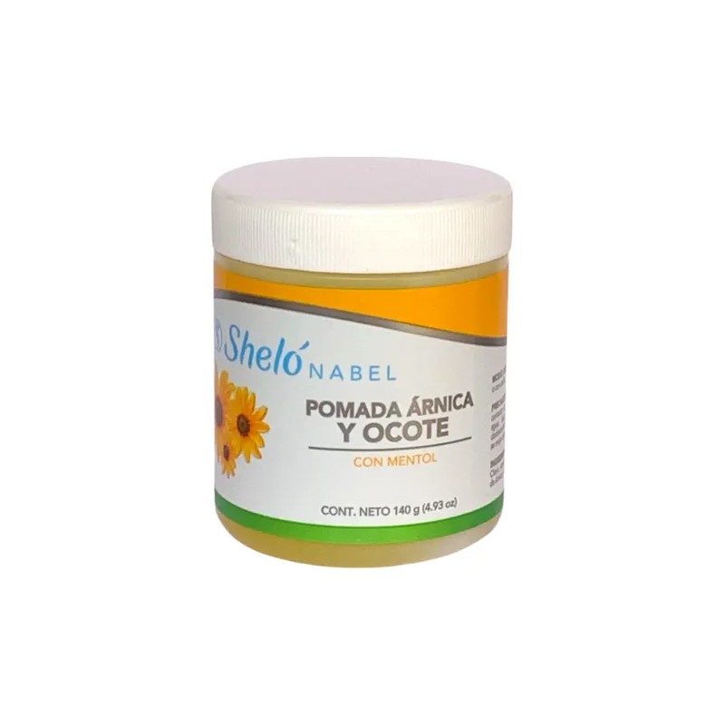 Pomada Arnica Y Ocote Shelo Nabel® 140grs. 2 Piezas