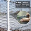 U0U 8.27inch 60 Packs Chain Link Fence Ties,Heavy Duty 14