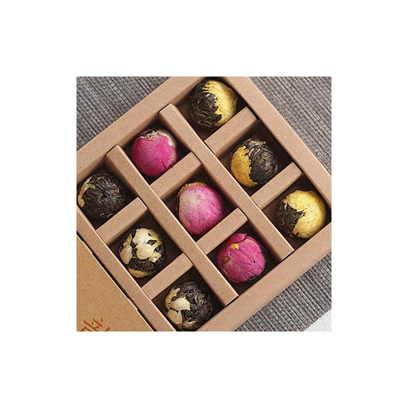 Yunnan Pu'er Scented Dragon Ball Gift Box - 120g (18pcs)