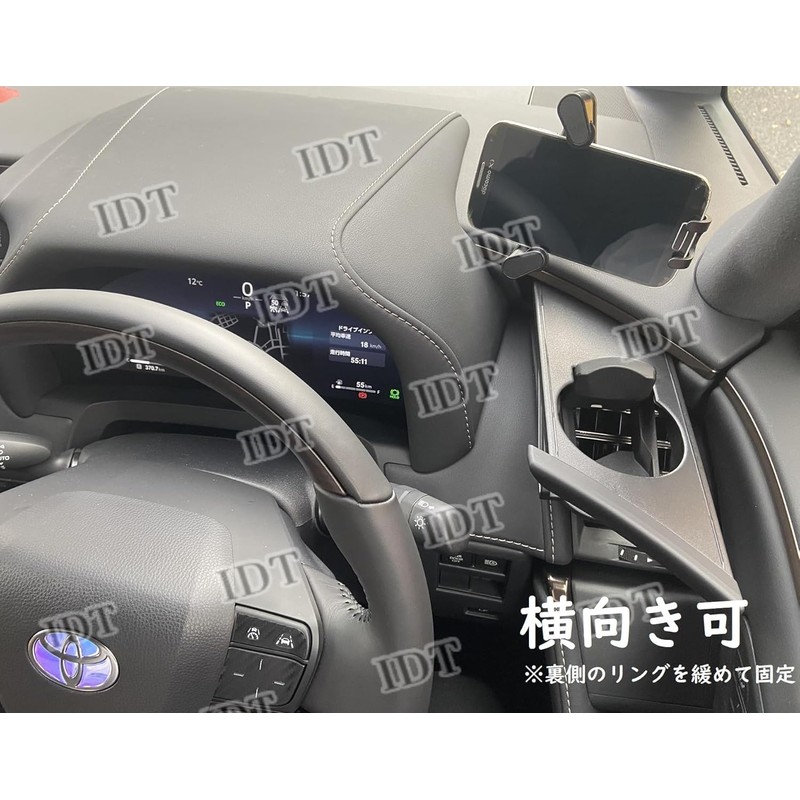 IDT 40系 アルファード ヴェルファイア 専用 スマホホルダー 携帯電話ホルダー 角度調整 スマホケース スマホ置き