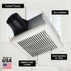 Broan-NuTone Bathroom Exhaust Fan, Easy Install, Powerful 110 CFM, Quiet