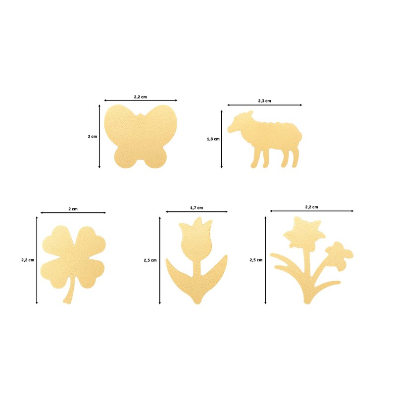Vaessen Creative Ivoor Punch Set - Motif Punch - Spring