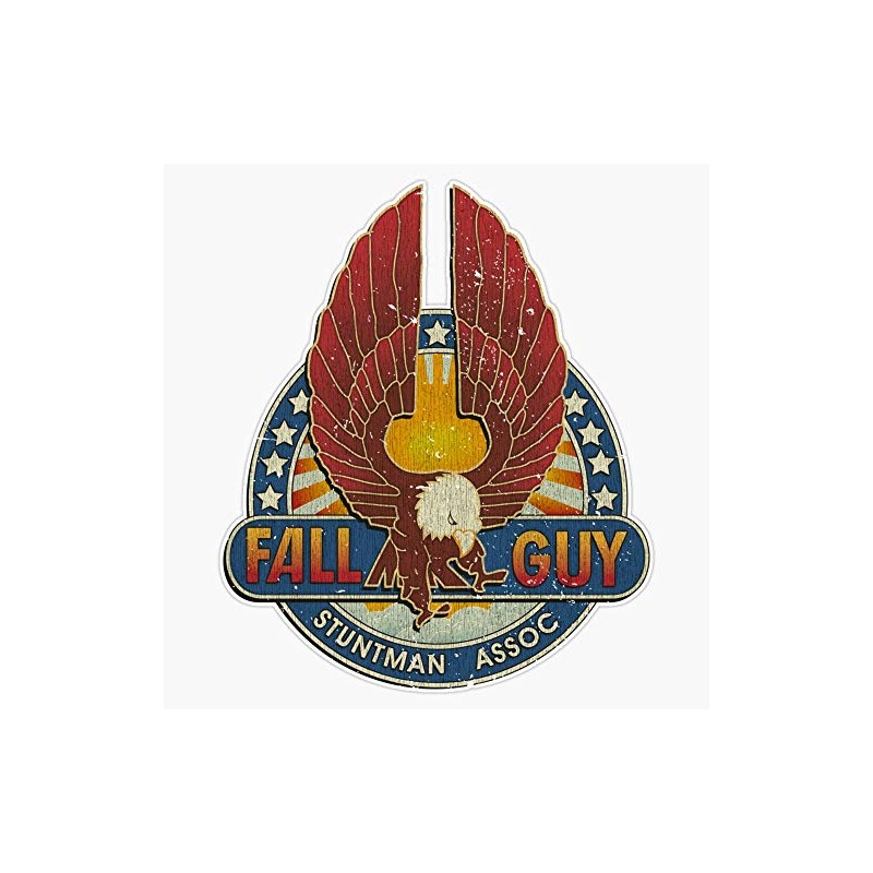 Fall Guy Stuntman Association Bumper Sticker Window Vinyl Decal 5"