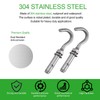 maogoujian Metal Wall Hangers Heavy Duty Concrete Wall Hooks,304 Stainless