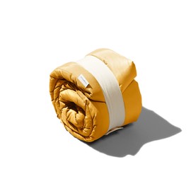 Huzi Infinity Pillow - Home Travel Soft Neck Scarf Support Sleep Nap (Ochre Yellow)