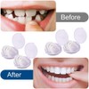 Comioke False Teeth Dentures, 4 Pairs of False Artificial Temporary