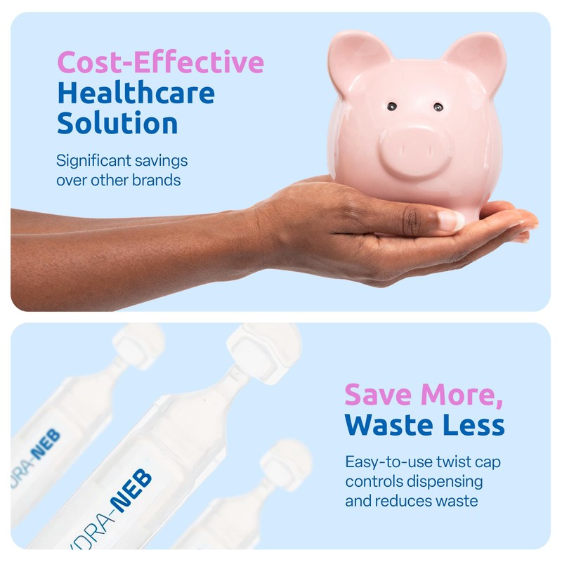 50ml Isotonic Saline Solution 0.9% NaCl - Inhalation Solution for