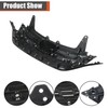 labwork Glossy Black with Chrome Front Upper Bumper Hood Grille
