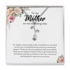 Bubble Hugs Mother of The Bride Necklace Silver Plated Rose