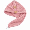 Absorbent Hair Towel Wrap for Wet Hair – Button Closure