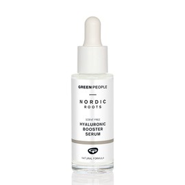 Green People Nordic Roots Hyaluronic Booster Serum 28 ml | Face Serum with Hyaluronic Acid | Against Dry Skin, Age Spots, Hyperpigmentation | No Ethyl Alcohol | Cruelty Free and Vegan