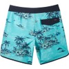 Quiksilver Men's Standard Surfsilk Scallop 19 Boardshort Swim Trunk, Capri