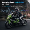 Gearelec Dk02 Audífonos Para Casco De Motos 2800mAh Bluetooth5.2 Impermeables