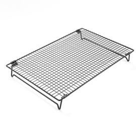 Extra Large Foldable Cooling Rack - Multi-Purpose Baking Cooling Rack for Cakes, Breads, Laptop Stand for Computer Cooling, Grill Rack with Foldable Legs (16.85" x 11.05")