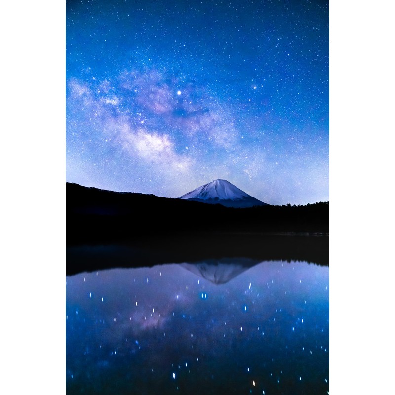 TAKASHI Mt. Fuji Postcard "Night Scene/Starry Sky 5-Piece Set"