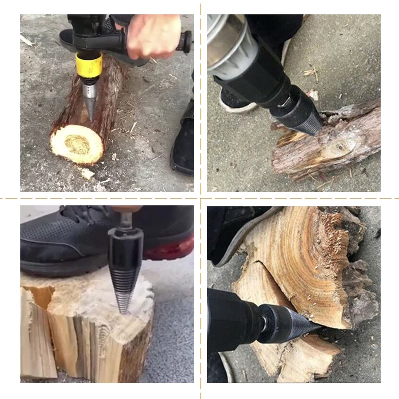 Bebochoi 42 mm Split Wood Cone Wood Splitter Drill, Wood