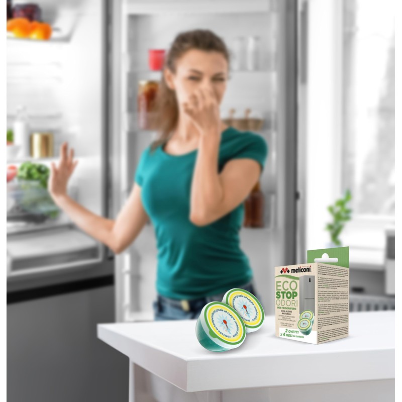 Meliconi Stop Odori Frigo, Neutralizza cattivi odori nel frigorifero