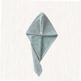 HONMEET Super Absorbent Hair Drying Cap Thickened Bamboo Towel Wrap Cool Hair Cap for Men Women Prevent Frizz