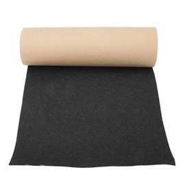 Vbestlife Hoja de Cinta de Agarre para patineta de 9"x 33", Papel de Lija Negro Transpirable Antideslizante para patineta para Patines, escaleras, Pistola, Pedal, Pistola, Silla de Ruedas, escalones