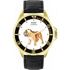 Toff London Mens English Bulldog Dog Watch