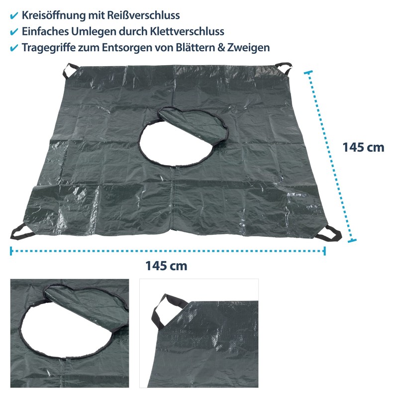 Basera Backing and Topiary Mat, Garden Tarpaulin and Leaf Collector