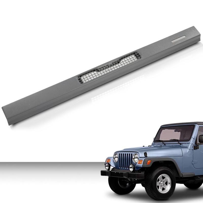 CROSSDESIGN Upper Dash Defrost Vent Bezel Trim Panel Gray Compatible