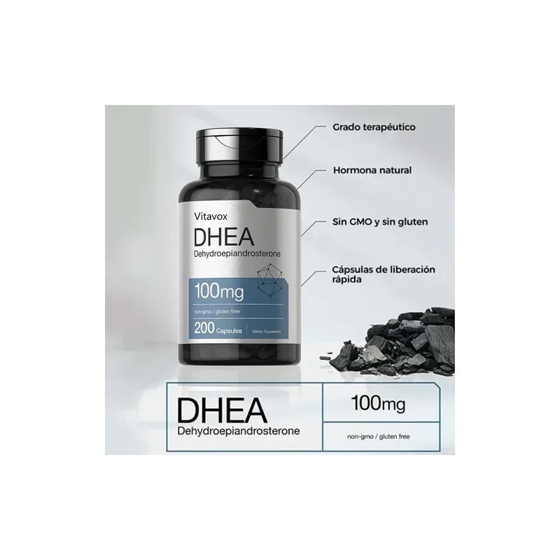 2pc Dhea 100mg | 200 Capsules | Supplement For Men