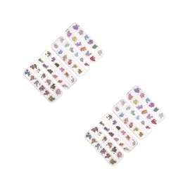 Minkissy 1pc Daisy Flower Nail Stickers Wood Pulp Manicure Decor Press Nails Decals DIY Beauty Accessories