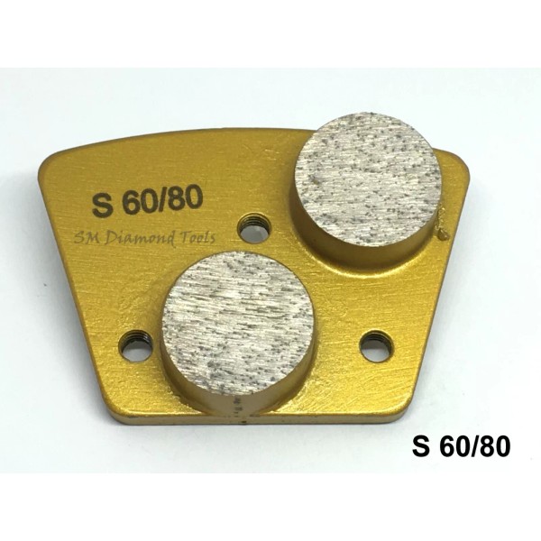JMJ Diamond Tools 3pack: Double Round 2 Segments Diamond Grinding