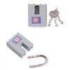 Detachable Shackle Padlock with Key Small 10ea