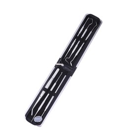 TOVINANNA Care Set 6pcs Stainless Steel Kit Dentist Teeth Kit Oral Clean Tool Rem