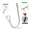 Curtain Holdbacks 4 Pack Curtain Tieback Hooks Crystal Curtain Holdbacks