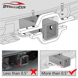 DYSO For Toyota FJ Tacoma 4Runner Land Cruiser Backup Reverse Tow Hitch 18W LED Light
