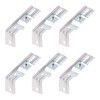 UFURMATE Vertical Blind Bracket, 6 Pcs 4.2 Inch Length Metal