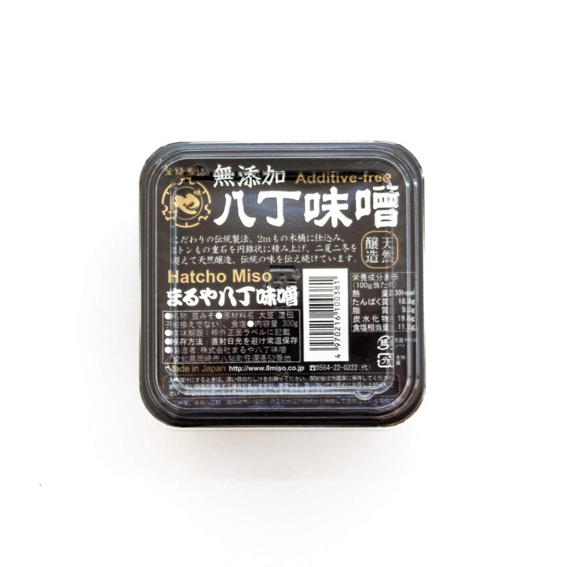 [Product of Japan] Mutenka Hatcho Miso (Traditional Artisanal Dark Miso)