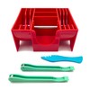 Copper Foil Hand Foiler and Foil Dispenser Kits (Dispenser Red)
