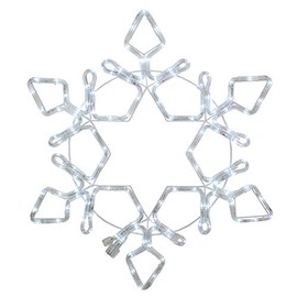 Northlight 24" LED Rope Light Snowflake Christmas Decoration