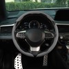 Amiss Car Nappa Leather Steering Wheel Cover, Car Interior Accessories,