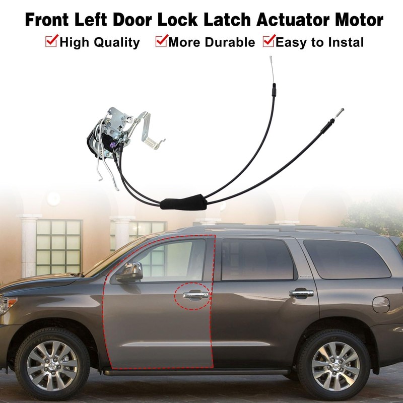 SecosAutoparts Front Left Door Lock Latch Actuator Motor Assembly Driver