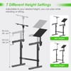 NiuNyuNeu Multi-Functional Keyboard Stand Heavy Duty Piano Stand with Microphone