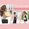 Zetopump Backless Transparent Invisible V Neck Bra Multiple Convertible Bras